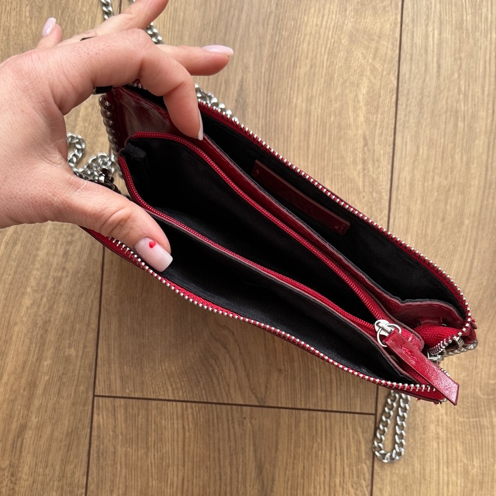 ZARA Red Chain Strap Women's Bag - Picture 4 of 5